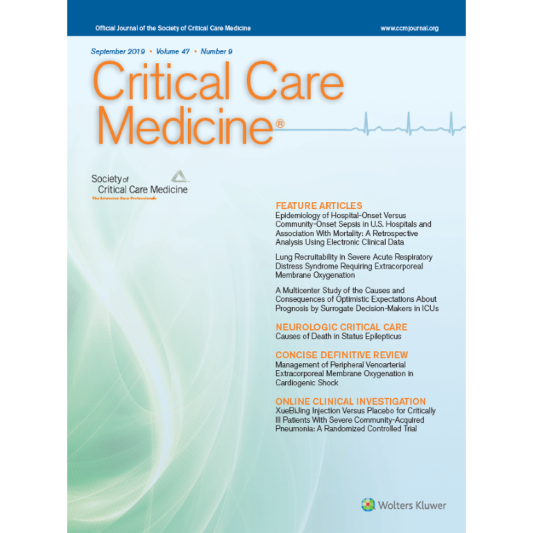 Prediction Models for Physical, Cognitive, and Mental Health Impairments After Critical Illness: A Systematic Review and Critical Appraisal.